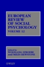 European Review of Social Psychology, Volume 12 - Book