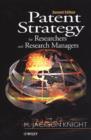 Patent Strategy for Researchers and Research Managers - Book