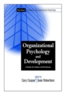 Organizational Psychology and Development : A Reader for Students and Practitioners - Book