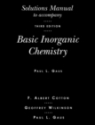 Solutions Manual to Accompany Basic Inorganic Chemistry, 3r.ed - Book