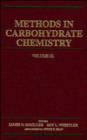 Methods in Carbohydrate Chemistry : Lipopolysaccharides, Separation and Analysis, Glycosylated Polymers - Book