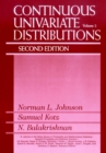 Continuous Univariate Distributions, Volume 2 - Book