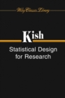 Statistical Design for Research - Book