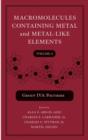 Macromolecules Containing Metal and Metal-Like Elements, Volume 4 : Group IVA Polymers - eBook
