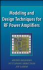 Modeling and Design Techniques for RF Power Amplifiers - Book