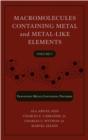 Macromolecules Containing Metal and Metal-Like Elements, Volume 7 : Nanoscale Interactions of Metal-Containing Polymers - eBook