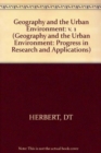 Geography and the Urban Environment - Book