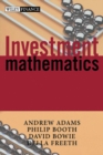 Investment Mathematics - Book