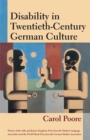 Disability in Twentieth-century German Culture - Book
