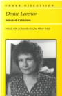 Denise Levertov : Selected Criticism - Book