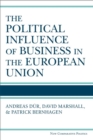 The Political Influence of Business in the European Union - Book