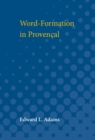 Word-Formation in Provencal - Book