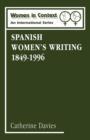 Spanish Women's Writing, 1849-1990 - Book