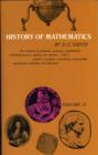 History of Mathematics: Special Topics of Elementary Mathematics v. 2 - Book