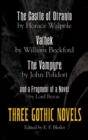 Three Gothic Novels - Book