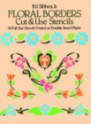 Floral Borders Cut & Use Stencils - Book