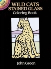 Wild Cats Stained Glass Coloring Book - Book