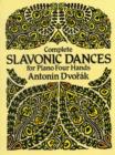 Antonin Dvorak : Complete Slavonic Dances - Piano Four Hands - Book