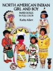 North American Indian Girl and Boy Paper Dolls in Full Colour - Book