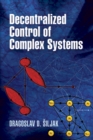 Decentralized Control of Complex Systems - eBook