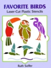 Favorite Birds Laser-Cut Plastic Stencils - Book
