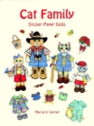 Cat Family Sticker Paper Dolls - Book