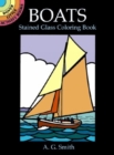 Boats Stained Glass Coloring Book - Book