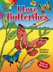 I Love Butterflies Sticker Book - Book