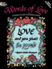 Words of Love Stained Glass Coloring Book - Book
