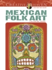 Creative Haven Mexican Folk Art Coloring Book - Book