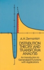 Distribution Theory and Transform Analysis : An Introduction to Generalized Functions, with Applications - Book