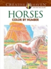 Creative Haven Horses Color by Number Coloring Book - Book