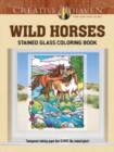 Creative Haven Wild Horses Stained Glass Coloring Book - Book