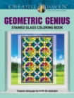Creative Haven Geometric Genius Stained Glass Coloring Book - Book