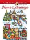 Creative Haven Home for the Holidays Coloring Book - Book