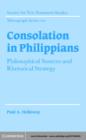 Consolation in Philippians : Philosophical Sources and Rhetorical Strategy - eBook