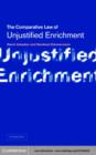 Unjustified Enrichment : Key Issues in Comparative Perspective - eBook