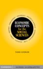 Economic Concepts for the Social Sciences - eBook