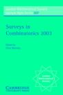 Surveys in Combinatorics 2003 - eBook
