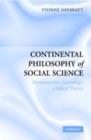 Continental Philosophy of Social Science - eBook