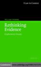 Rethinking Evidence : Exploratory Essays - eBook