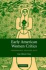 Early American Women Critics : Performance, Religion, Race - eBook