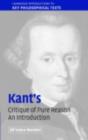 Kant's 'Critique of Pure Reason' : An Introduction - eBook