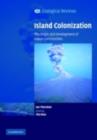 Island Colonization : The Origin and Development of Island Communities - eBook