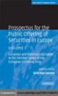 Prospectus for the Public Offering of Securities in Europe: Volume 1 : European and National Legislation in the Member States of the European Economic Area - eBook