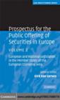 Prospectus for the Public Offering of Securities in Europe: Volume 2 : European and National Legislation in the Member States of the European Economic Area - eBook