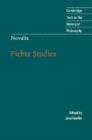 Novalis: Fichte Studies - eBook