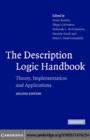 The Description Logic Handbook : Theory, Implementation and Applications - eBook
