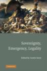 Sovereignty, Emergency, Legality - eBook