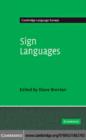 Sign Languages - eBook